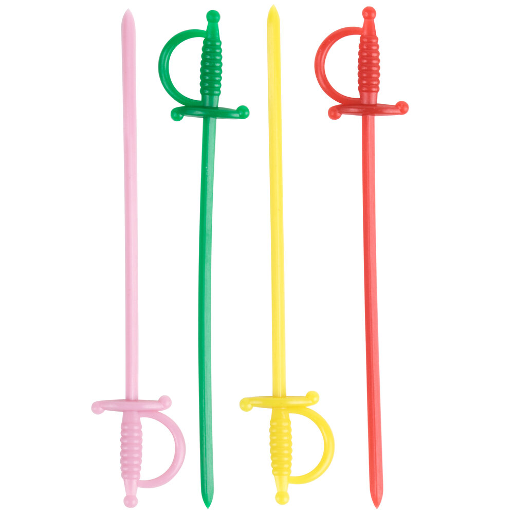 Royal Paper RP14745 4 1/2" Plastic Sword Food Pick 500/Box