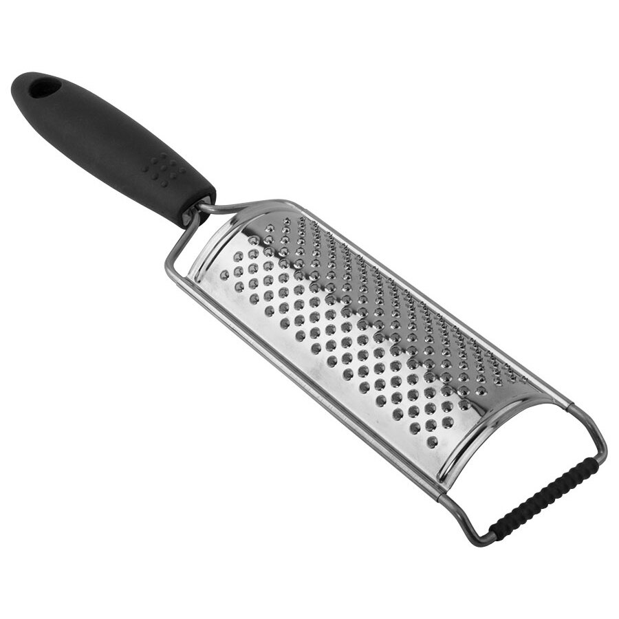 13" Cheese Grater with Rubber Handle and Large Holes
