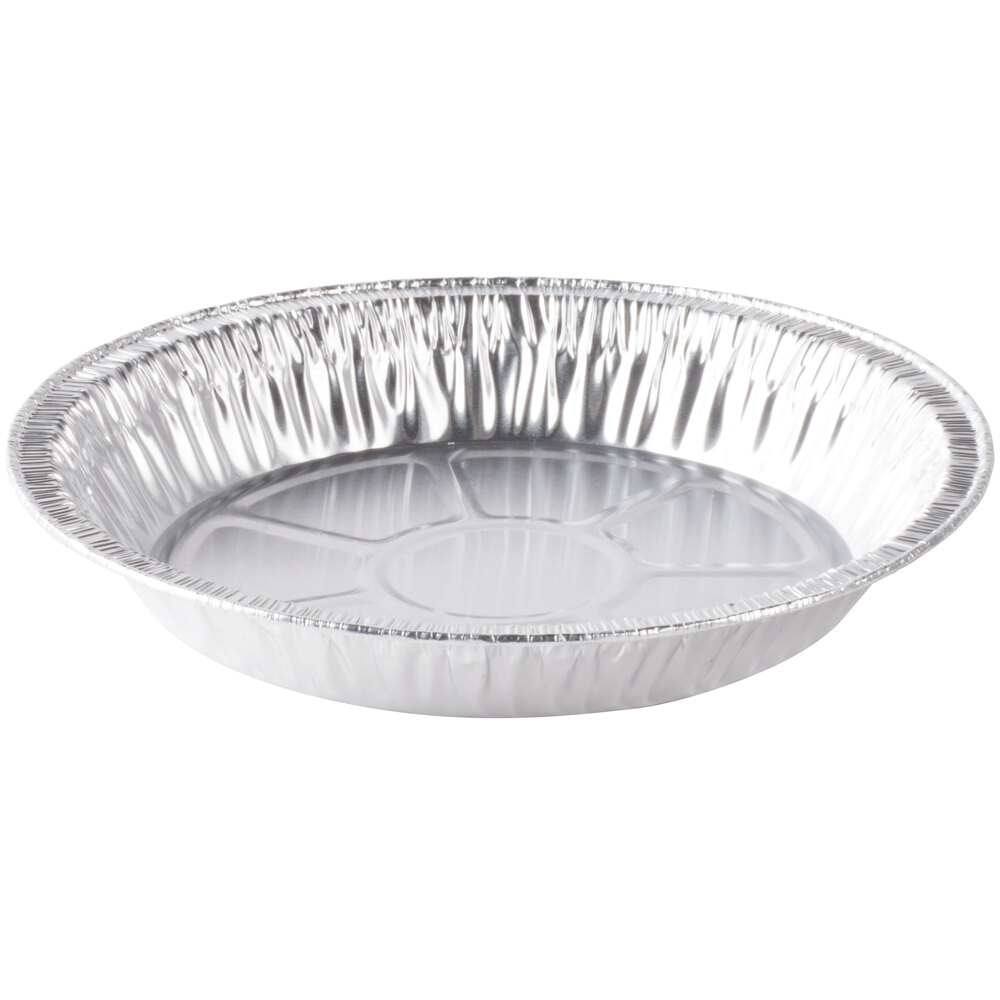 D&W Fine Pack D79 9" Foil Pie Pan 1 1/16" Deep 50/Pack