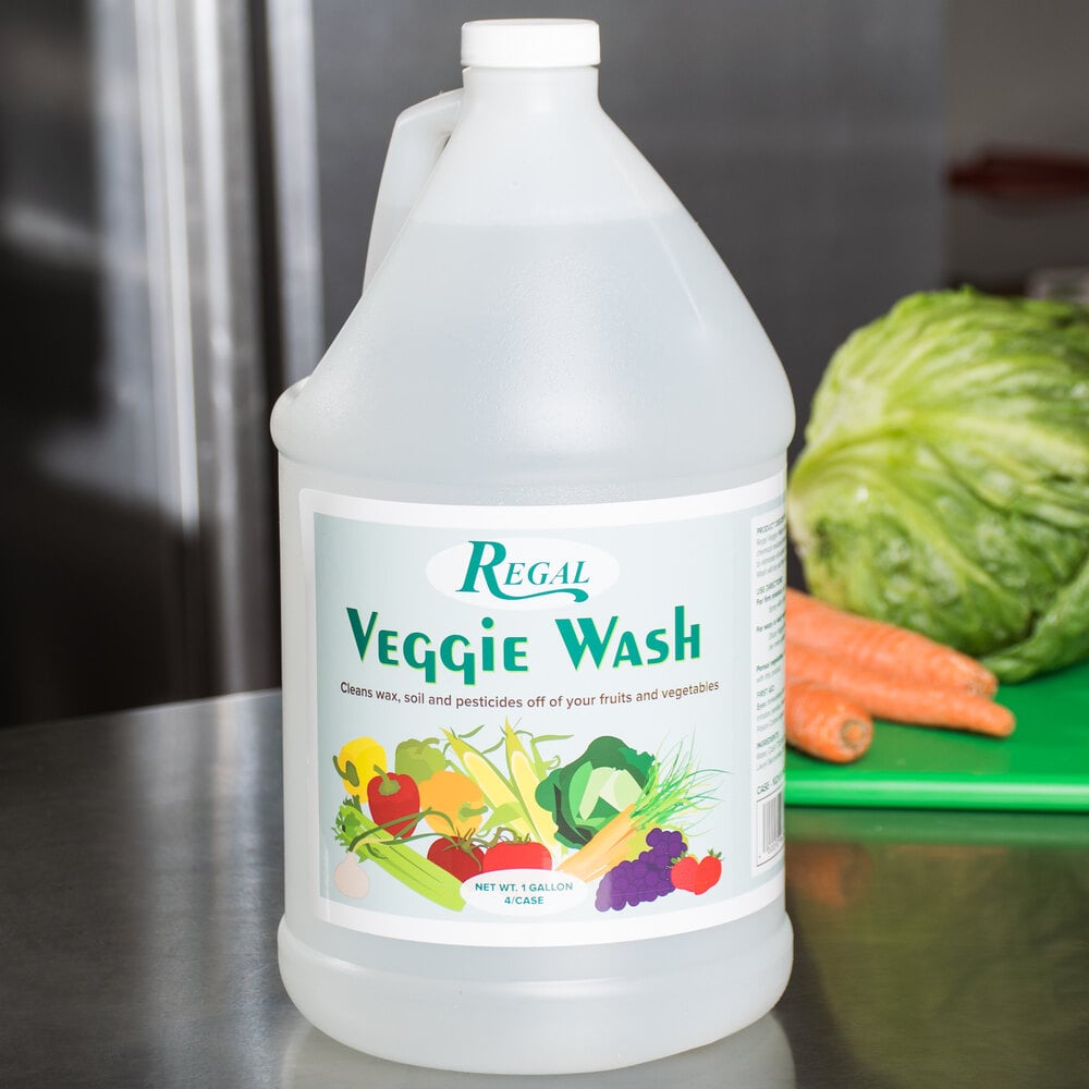 Regal Veggie Wash - Fruit and Vegetable Wash - Ecolab® 15932 Alternative - 1 Gallon Container
