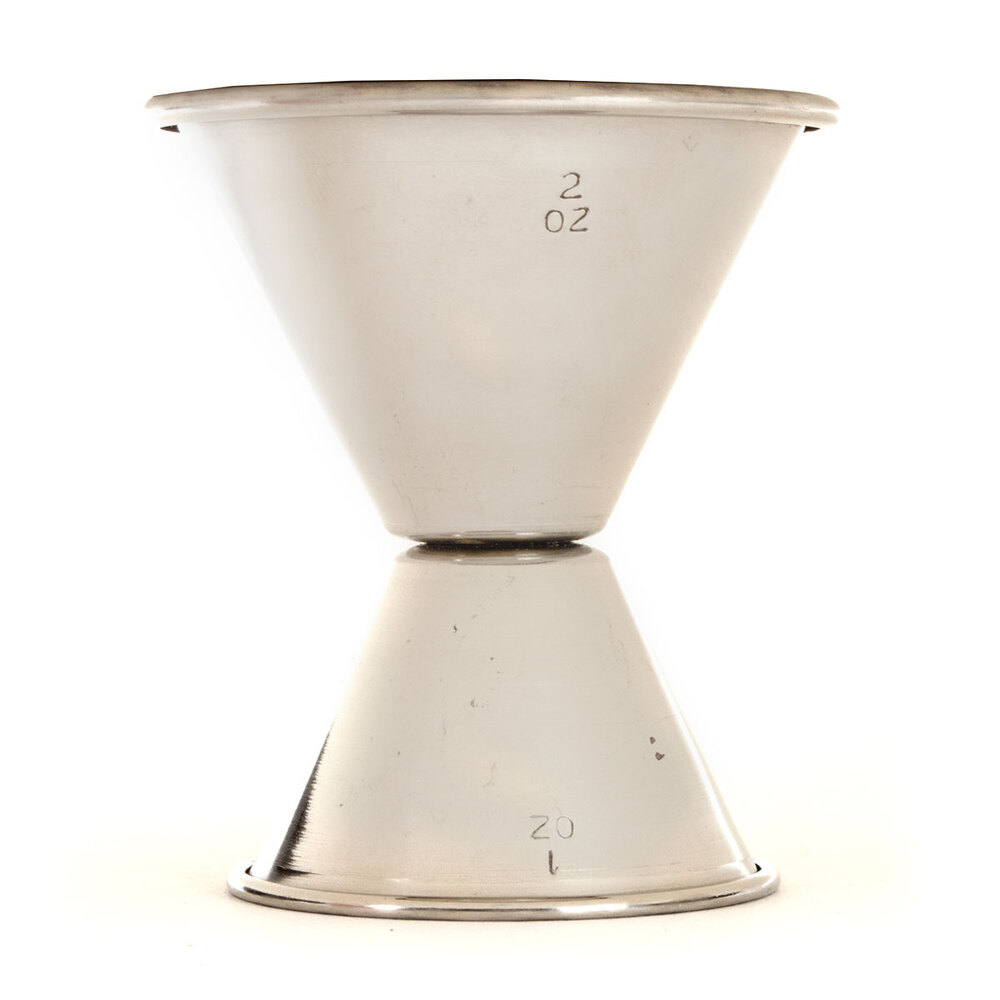 1 oz. & 2 oz. Stainless Steel Jigger