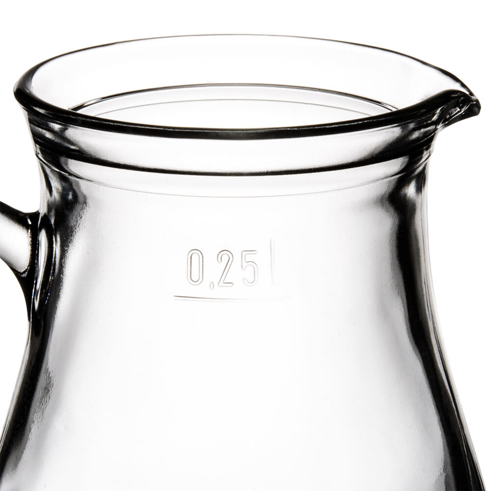 Libbey 13129021 8.75 oz. Small Glass Pitcher 12/Case