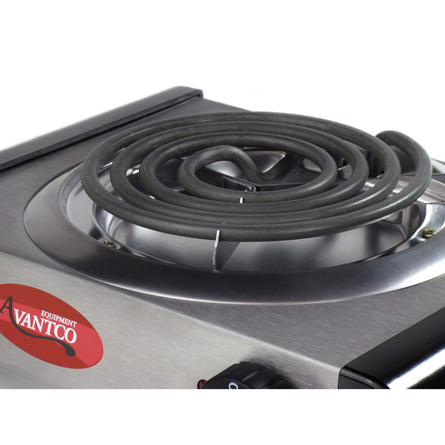 Avantco EB100 Single Burner Countertop Range 120V
