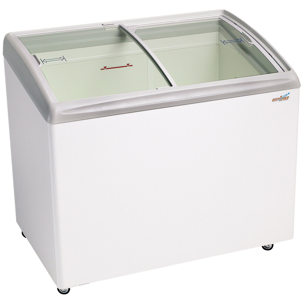 Excellence RIOS100 Curved Lid Display Freezer 6.7 cu. ft.