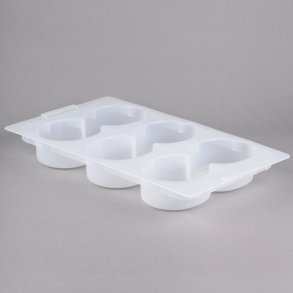 Tablecraft 483 48 oz. Maroon ABS Top Clear Salad Dressing Dispenser Set