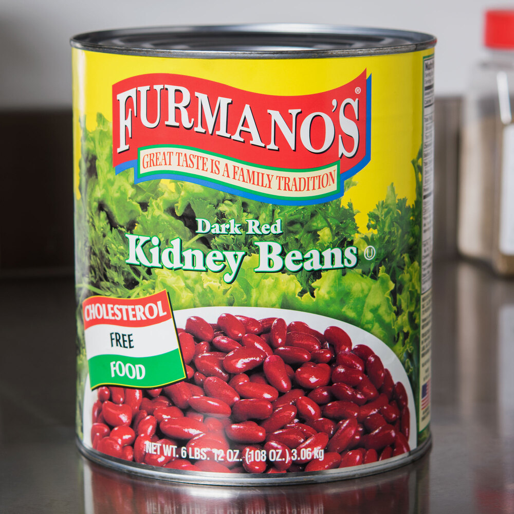 Furmano's 10 Can Kidney Beans (Dark Red in Brine) 6/Case