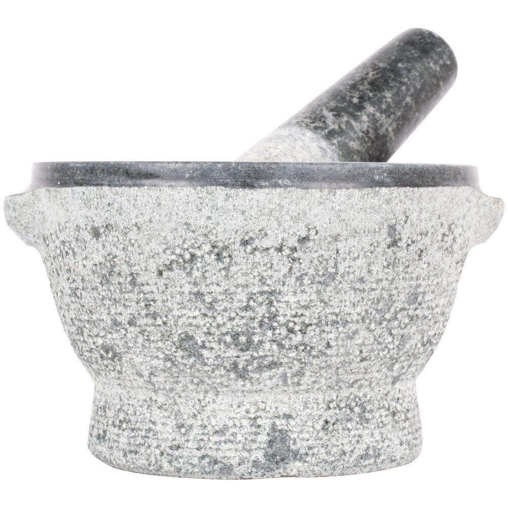 8" Granite Mortar and Pestle Set
