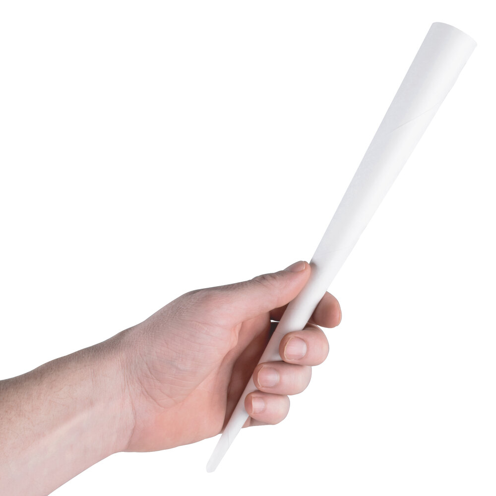 Cotton Candy Cones Plain White Paper Cones (1000 / Box)
