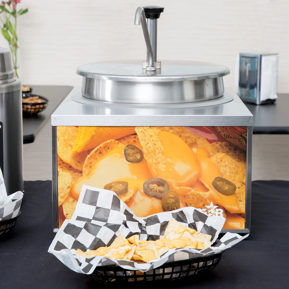 Star 11WLAP 11 Qt. Heat & Serve Cheese Warmer with Pump