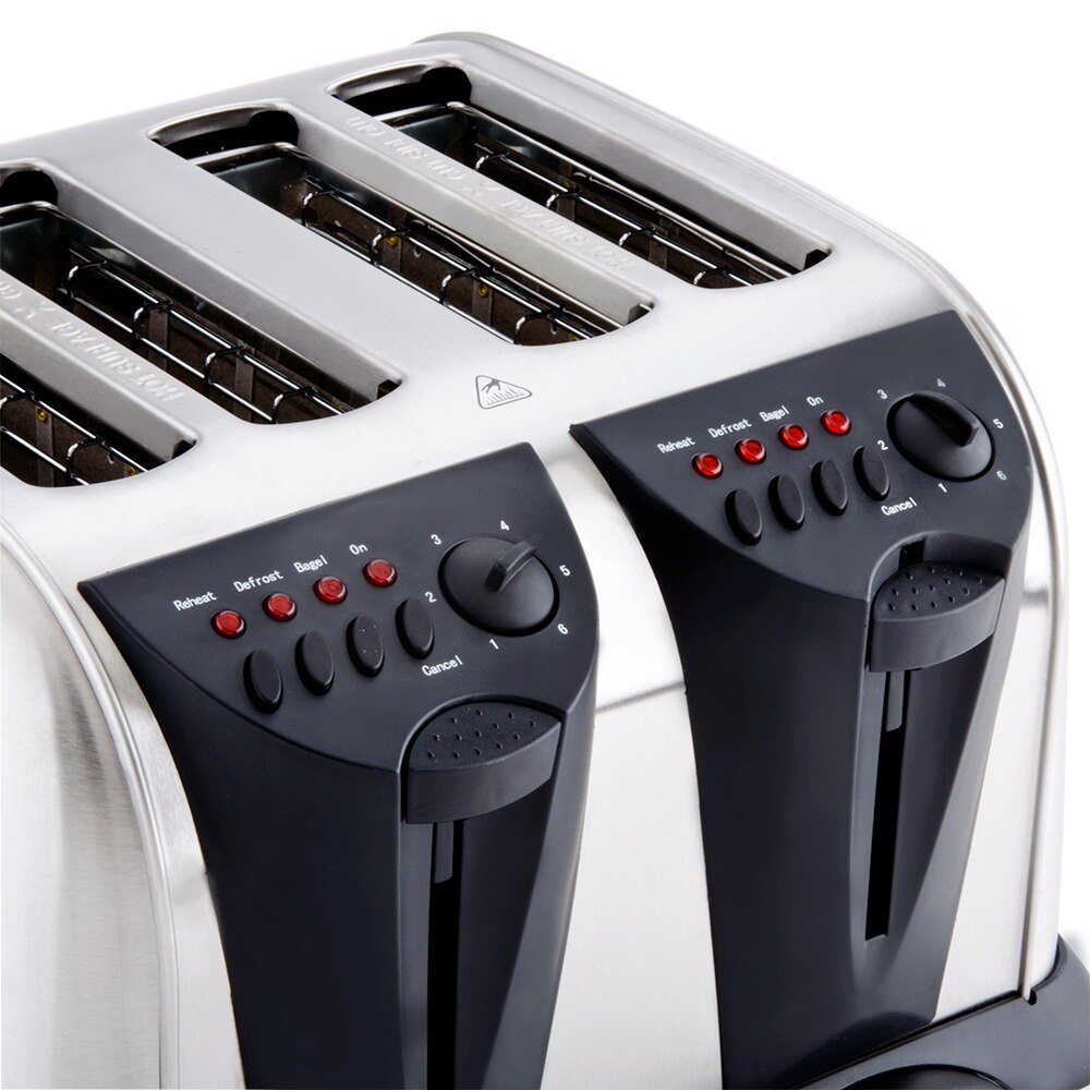 West Bend 4 Slice Stainless Steel Commercial PopUp Toaster