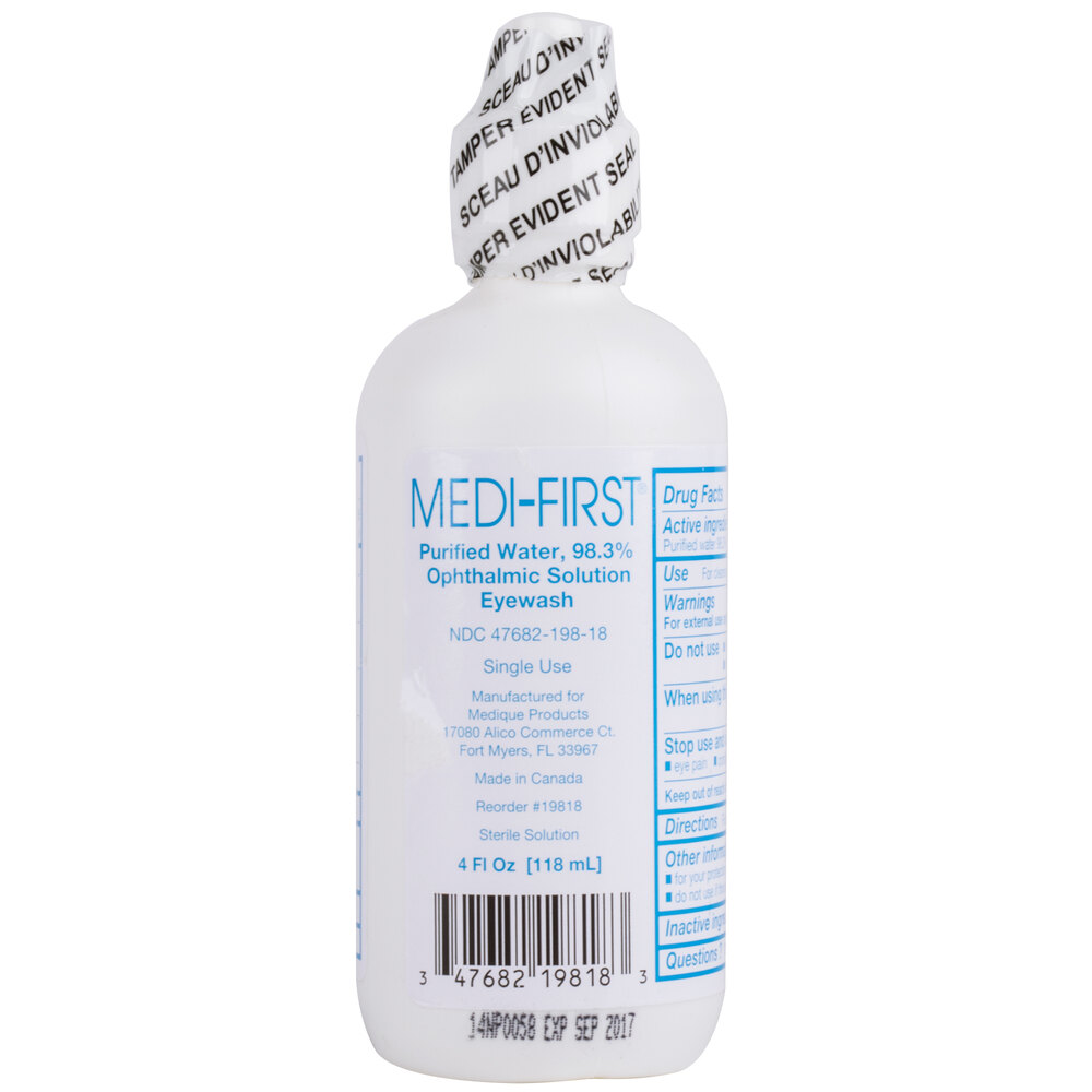MediFirst Mediwash First Aid Eye Wash 4 oz.