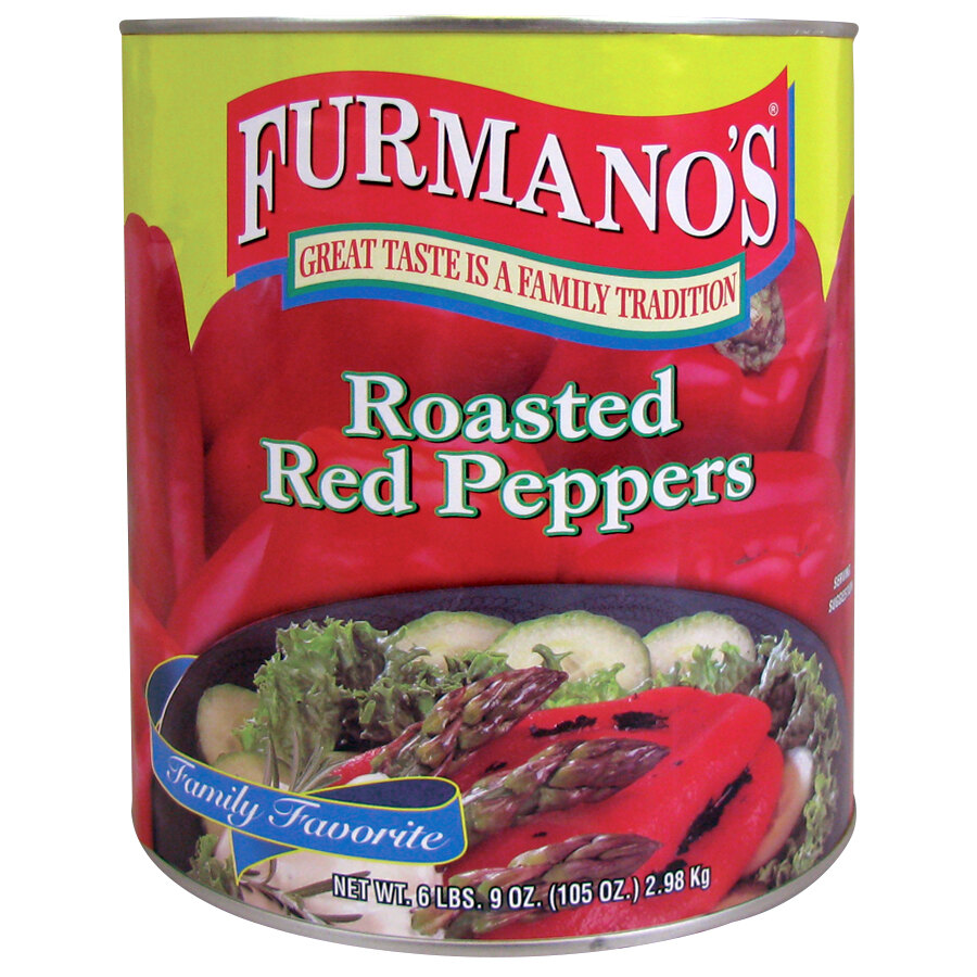 Furmano's Roasted Red Peppers 10 Can