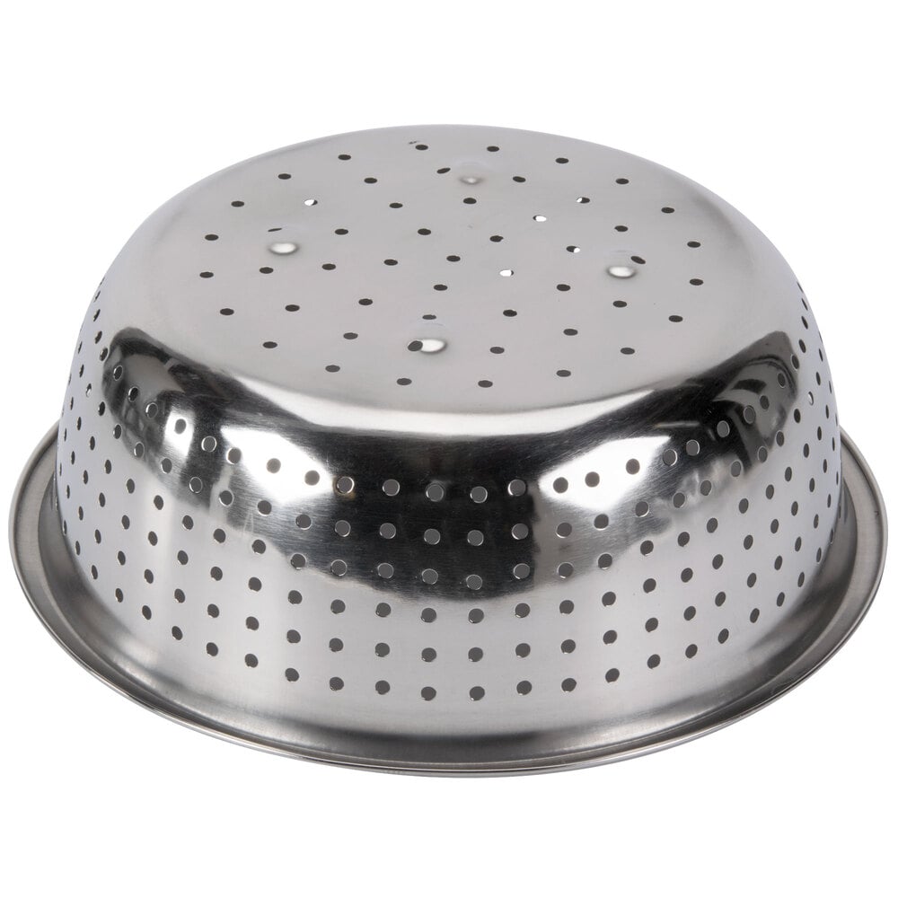 5.5 Qt. Stainless Steel Chinese Colander with Large Holes
