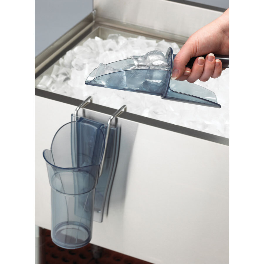 San Jamar SI7000 SafTIce Ice Scoop Holder with 1216 oz. Ice Scoop