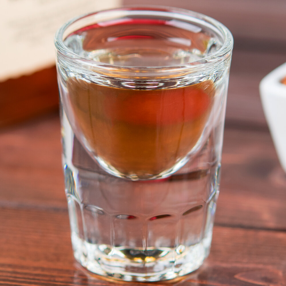 Libbey 5135 1.25 oz. Fluted Whiskey / Shot Glass 12/Pack
