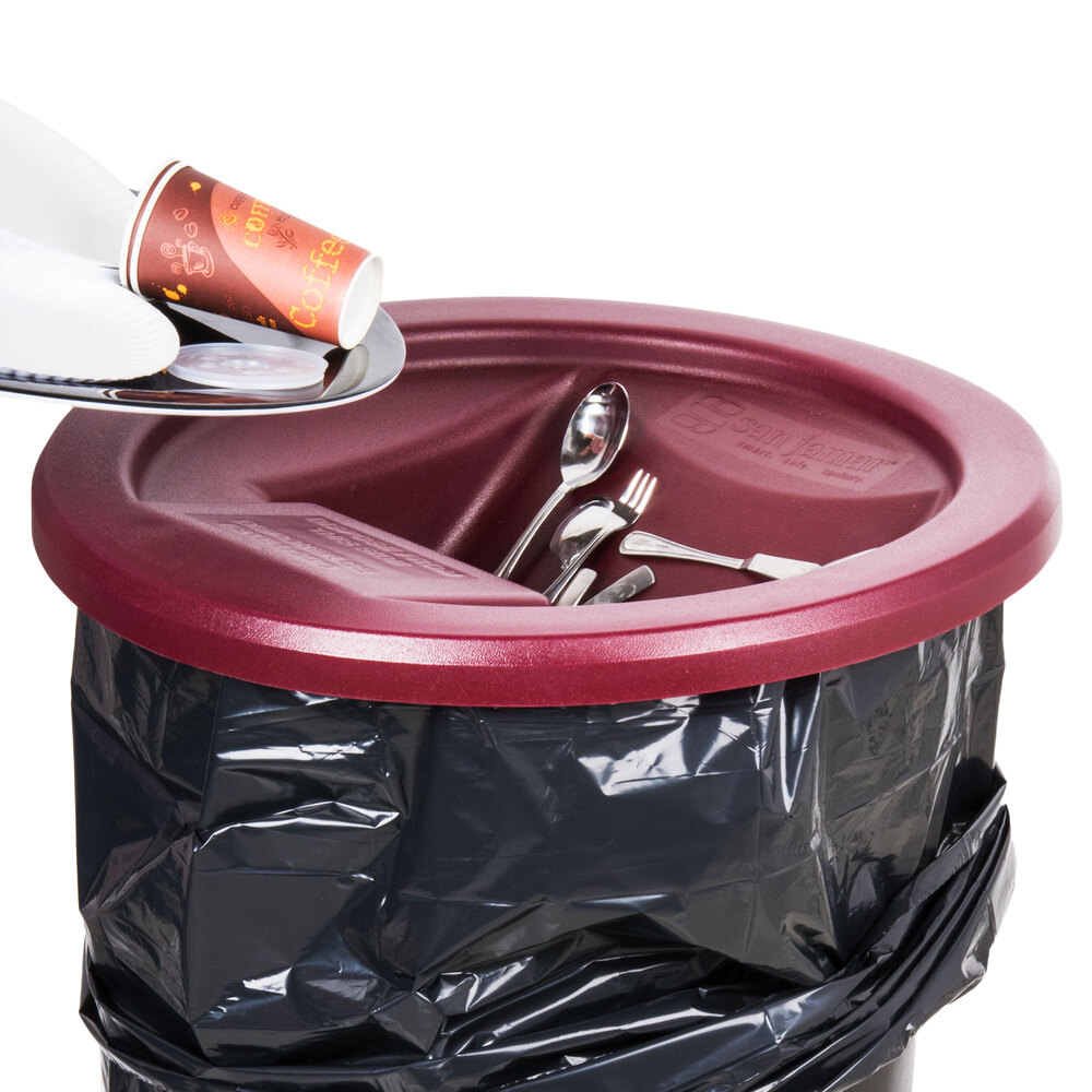 San Jamar KA3244 KatchAll Flatware Retriever for 32 and 44 Gallon Trash