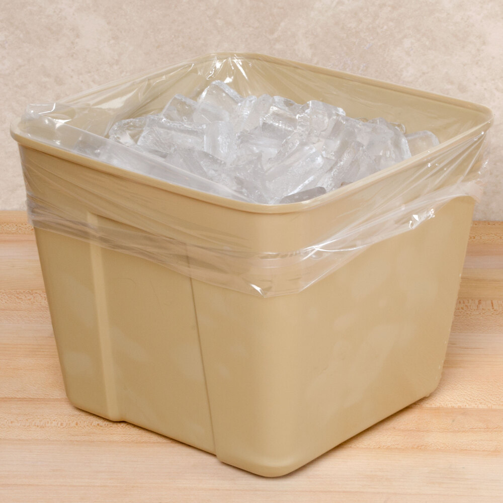 Inteplast Group BLR121206 12" x 12" Polyethylene Ice Bucket Liner