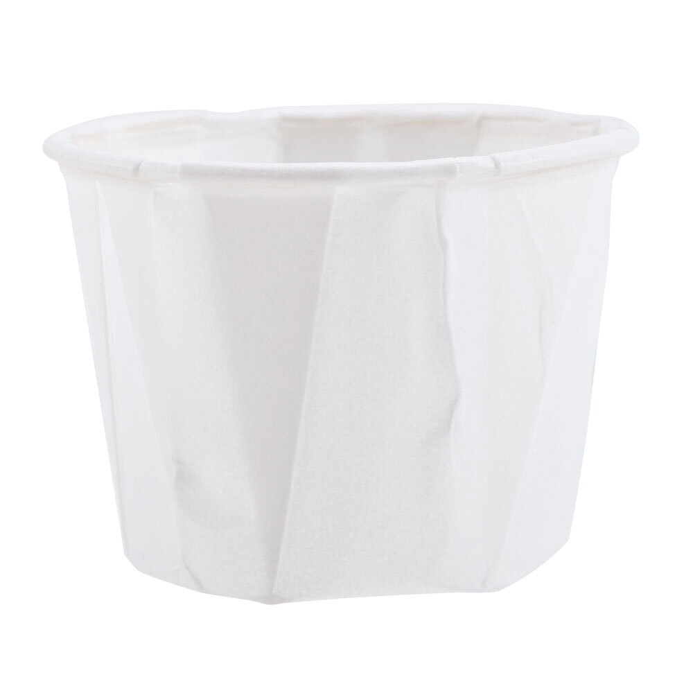 Dart Solo SCC100 1 oz. White Paper Souffle / Portion Cup 250/Box