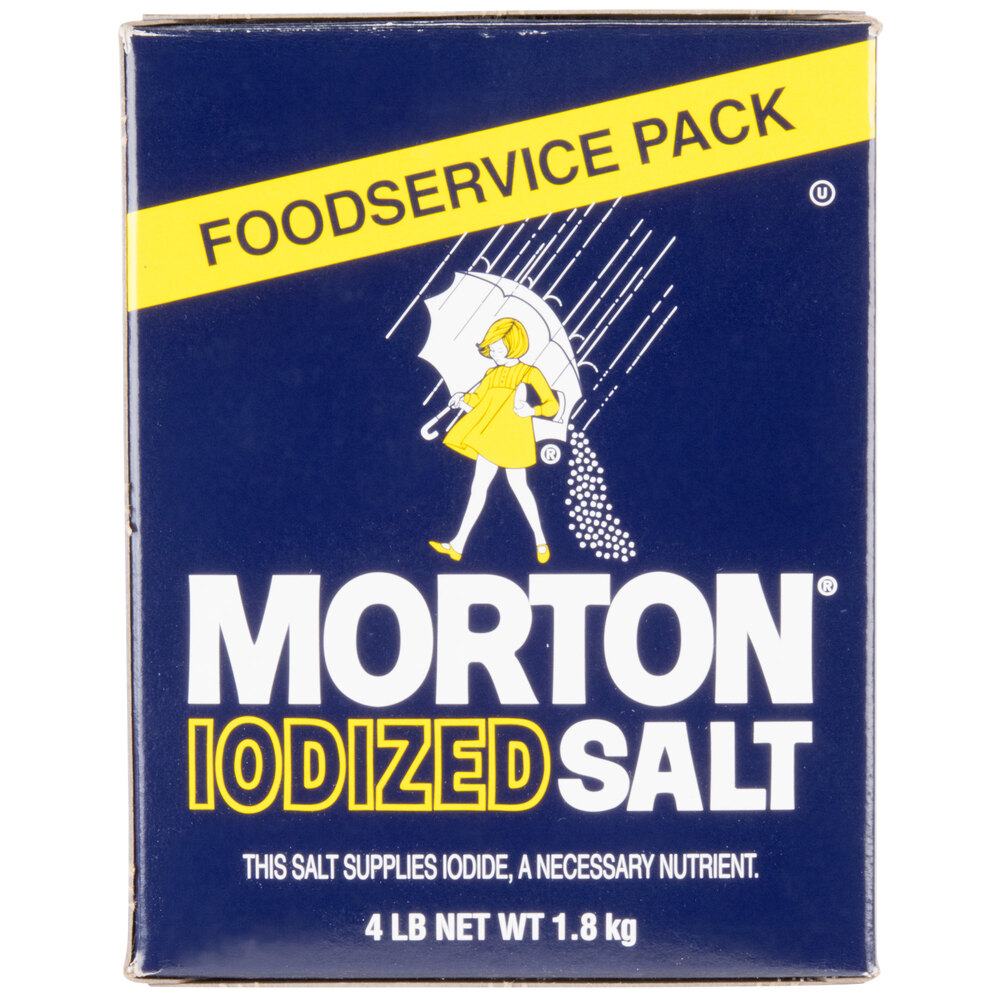 Morton 4 lb. Bulk Iodized Table Salt