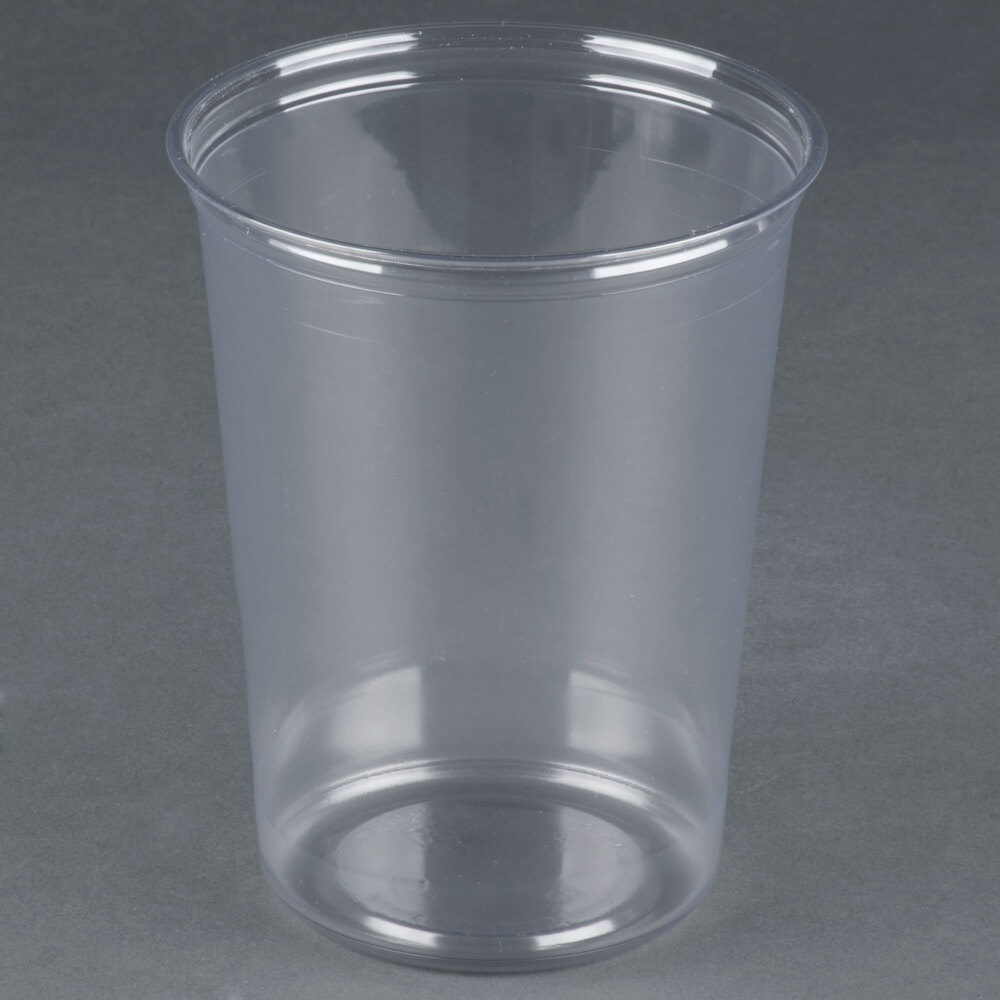 FabriKal Alur RD32 32 oz. Recycled Customizable Clear PET Plastic