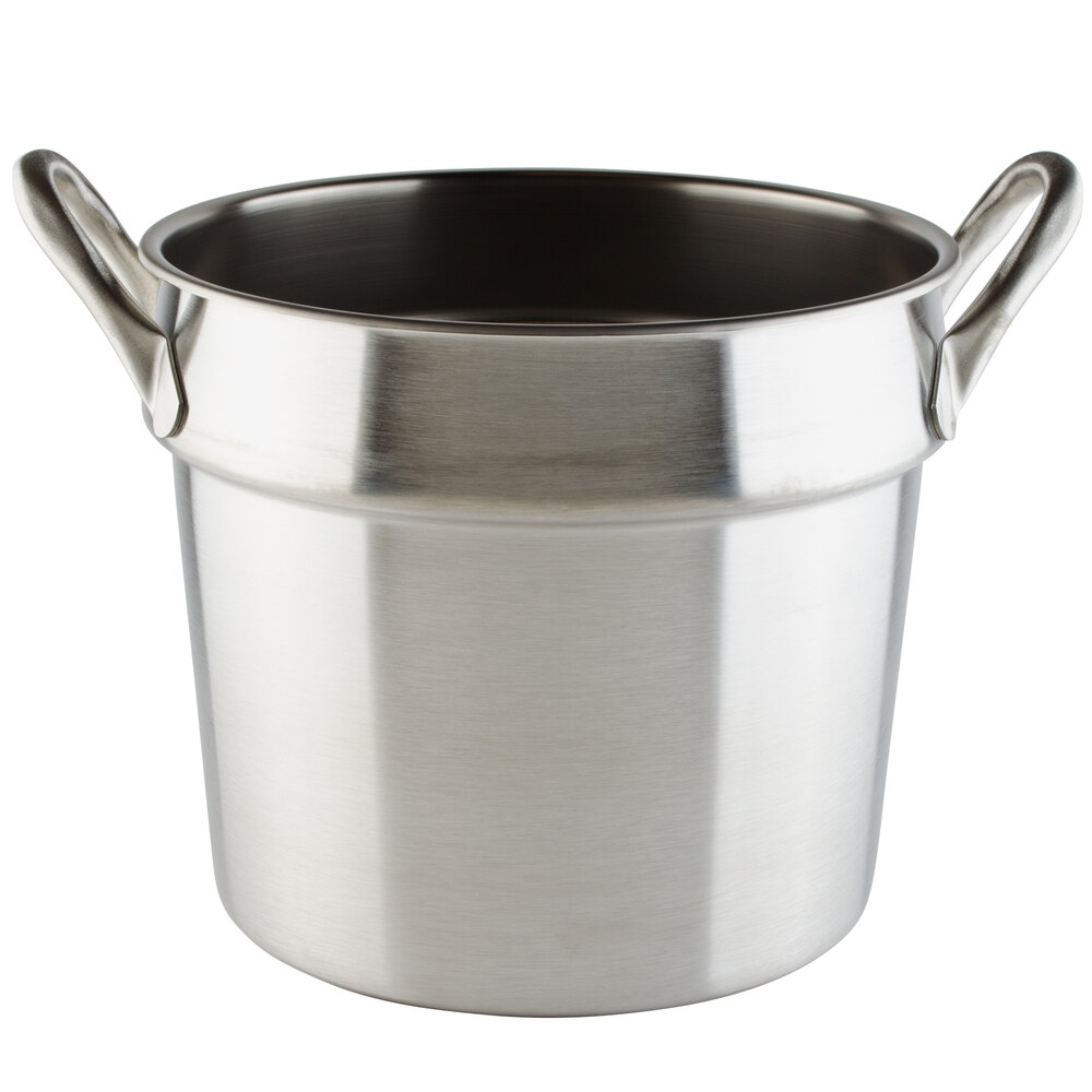 Vollrath 77133 20 Qt. Stainless Steel Double Boiler Inset Flat Bottom