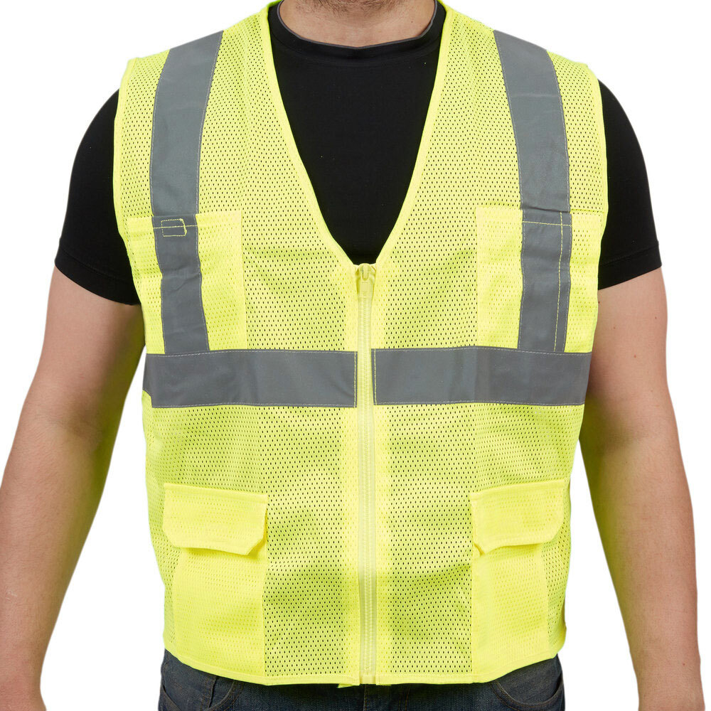 Lime Class 2 High Visibility Surveyor's Safety Vest XXXL