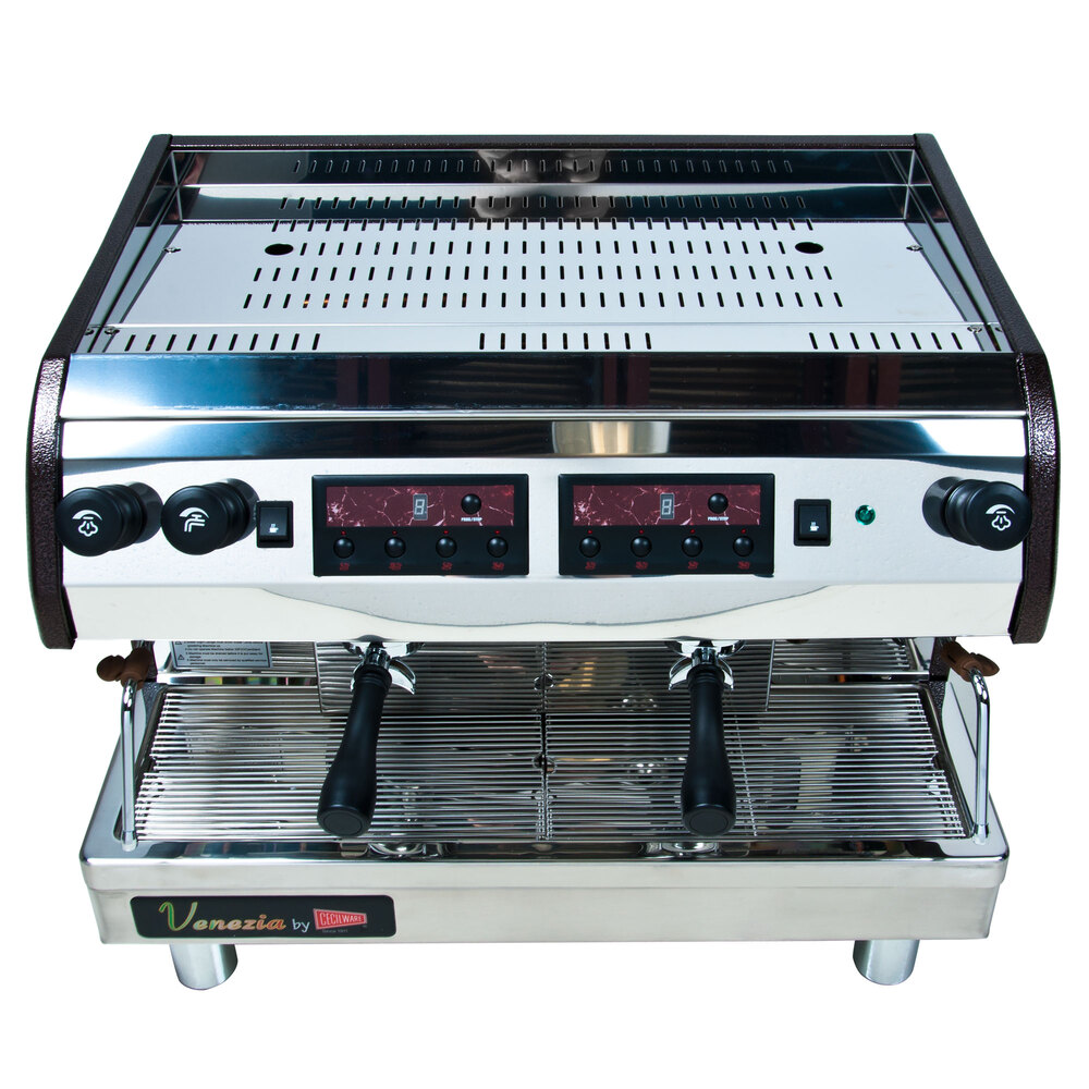 Cecilware ESP2220V Venezia II Two Group Espresso Machine 240V