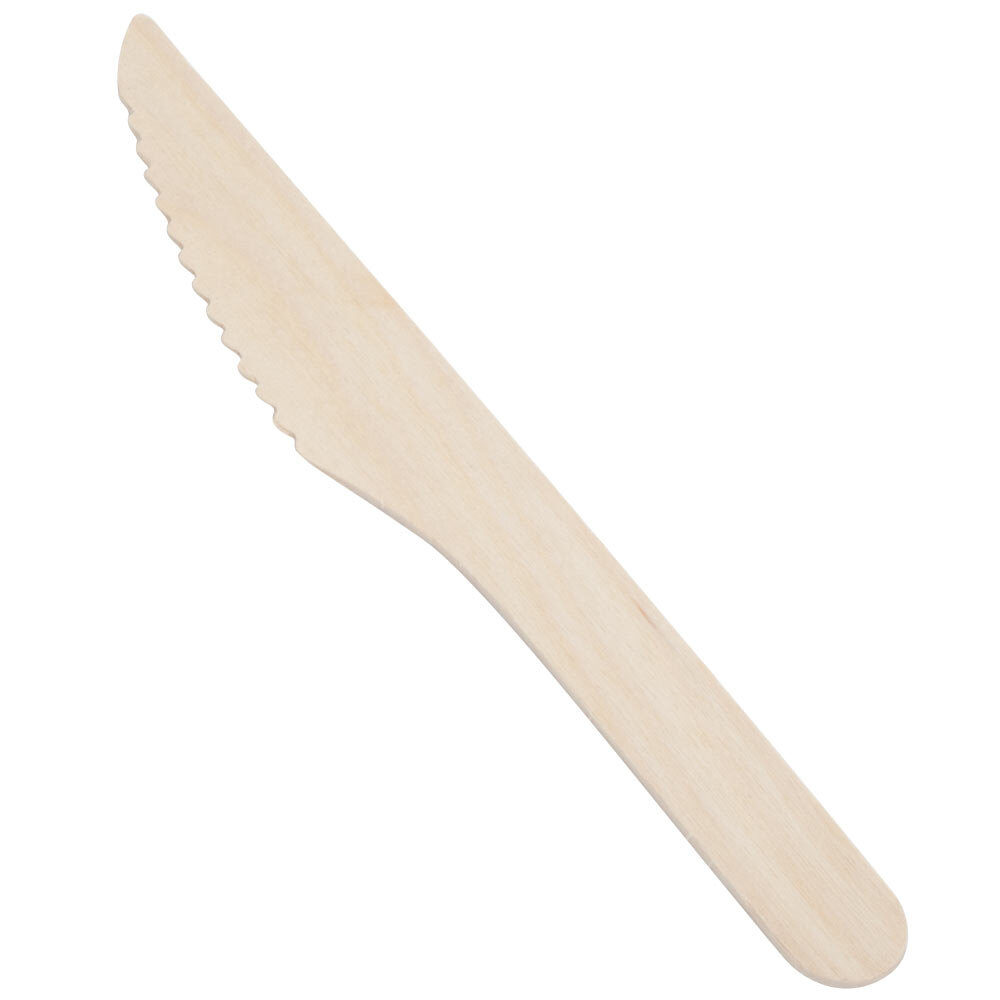 Ecogecko Disposable Wooden Knife Heavy Weight 1000 / Box