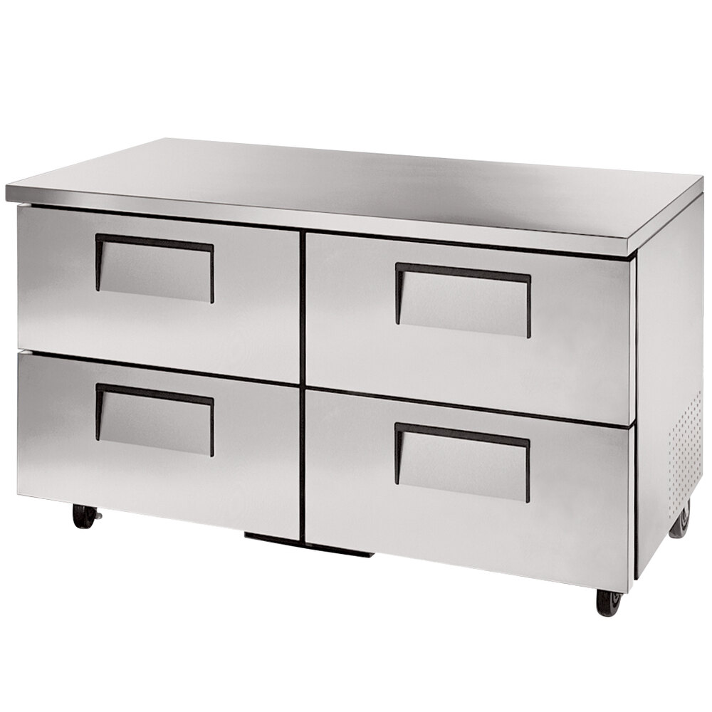 True TUC60D4 60" Undercounter Refrigerator with Four Drawers