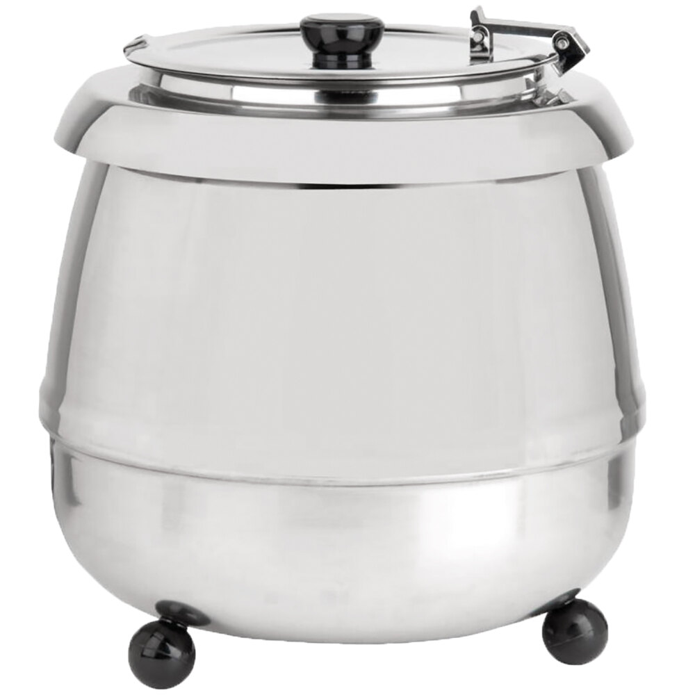 Avantco S30SS 11 Qt. Stainless Steel Soup Kettle Warmer 110V, 400W