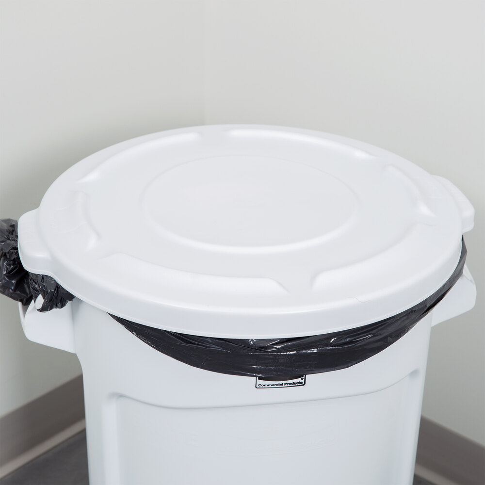 Rubbermaid FG261960WHT BRUTE White 20 Gallon Trash Can Lid