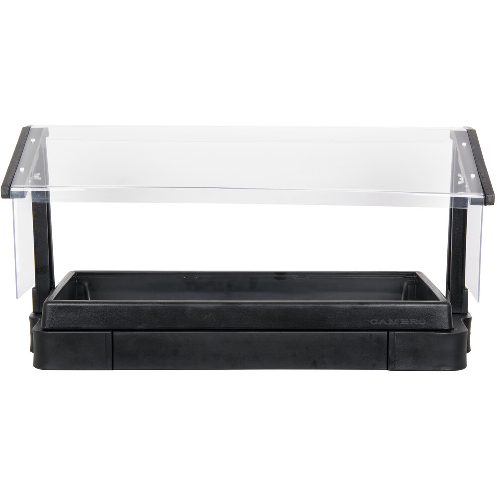 Cambro BBR480110 4' Black Buffet / Salad Bar with Sneeze Guard