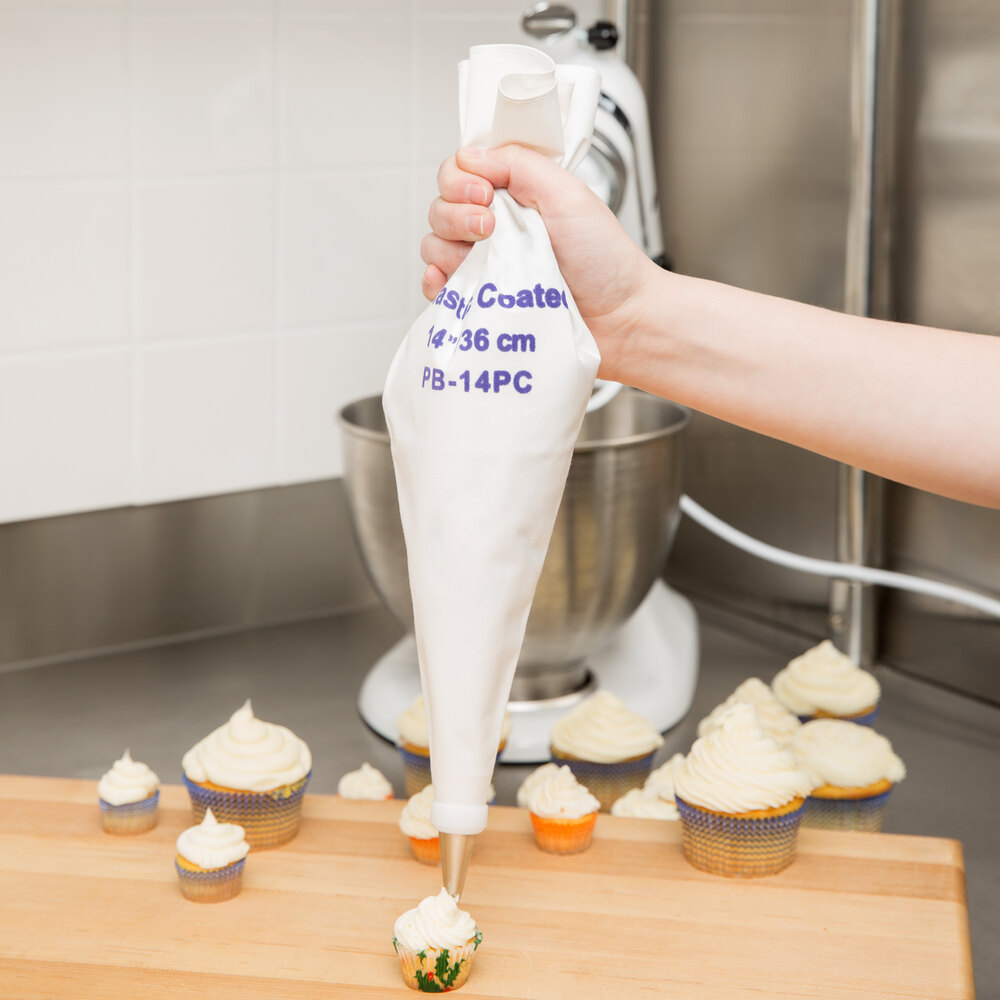 14" Plastic Coated Canvas Reusable Pastry Bag