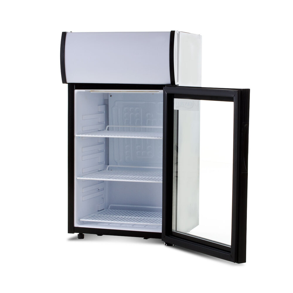 Avantco SC40 Countertop Display Refrigerator with Glass Door 1.5 Cu