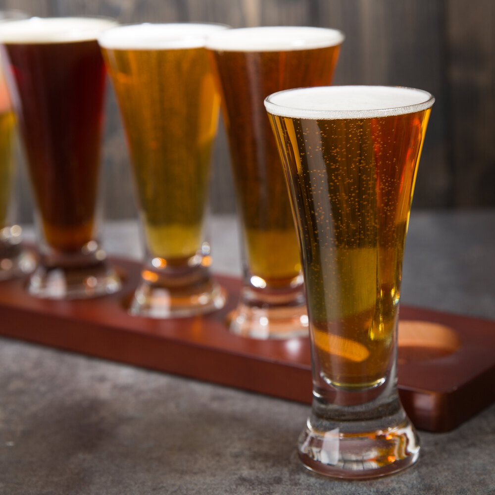 Libbey 1241 4.75 oz. Flare Pilsner Beer Sampler Glass 24/Case