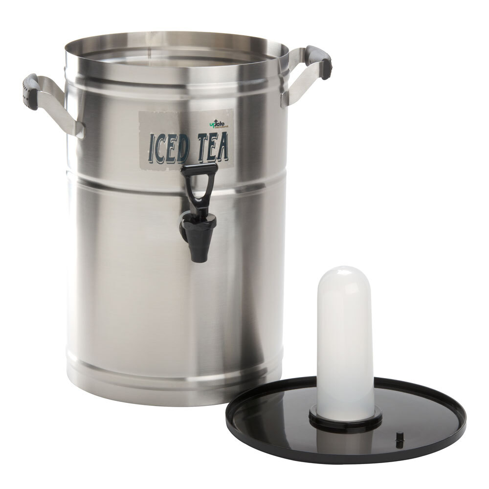 3 Gallon SatinFinish Stainless Steel Iced Tea Dispenser