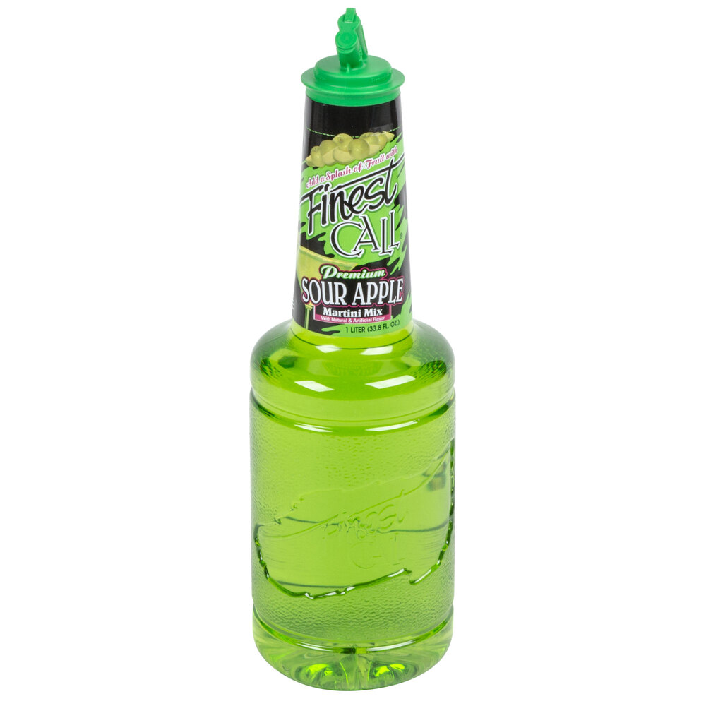 Finest Call Premium Sour Apple Drink Mix 1 Liter