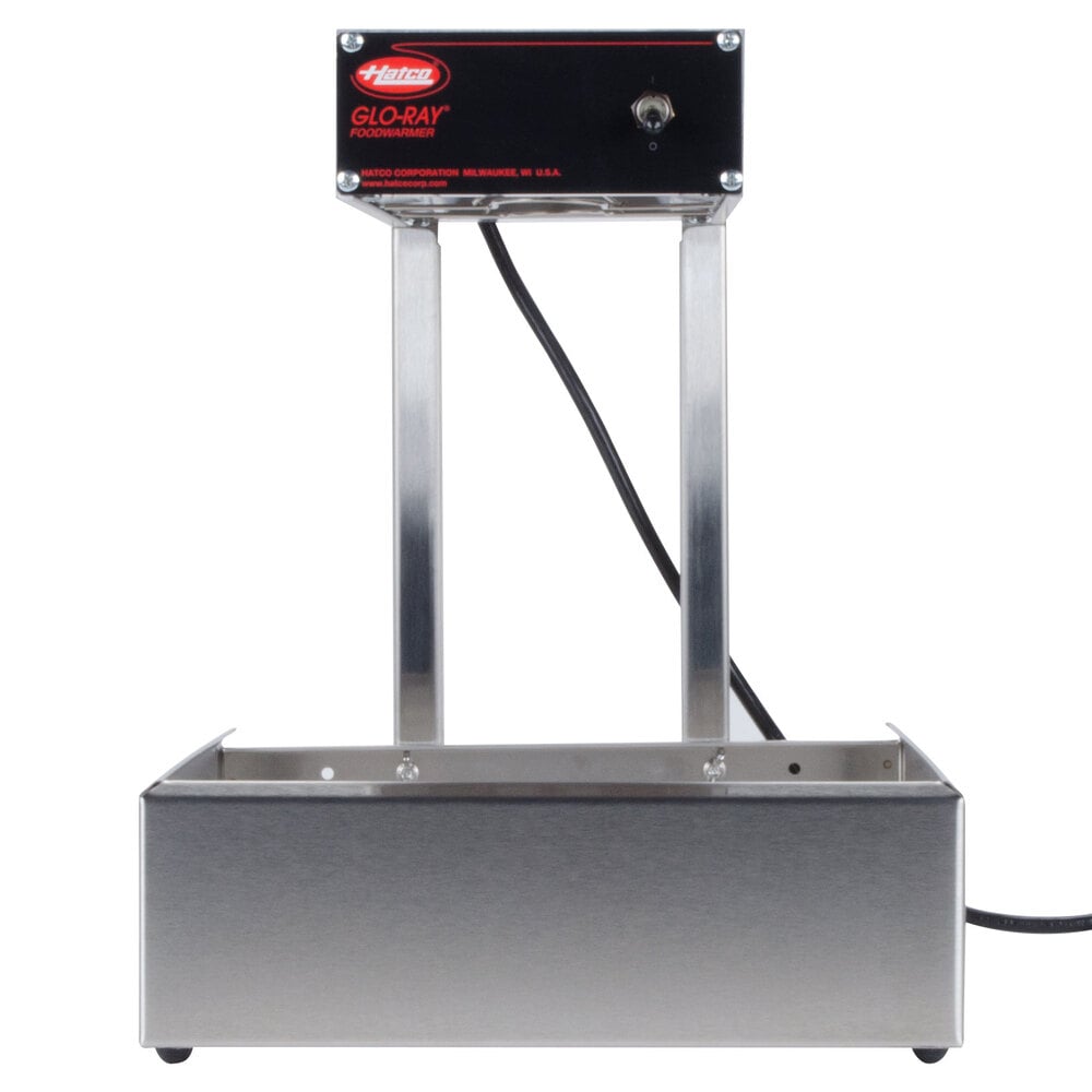 Hatco GRFF 24" GloRay Portable French Fry Warmer / Dump Station 500W
