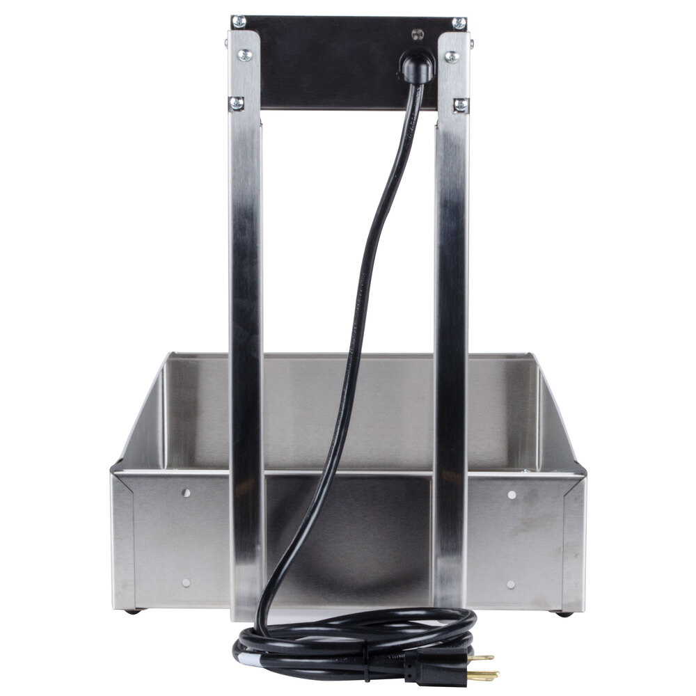 Hatco GRFF 24" GloRay Portable French Fry Warmer / Dump Station 500W