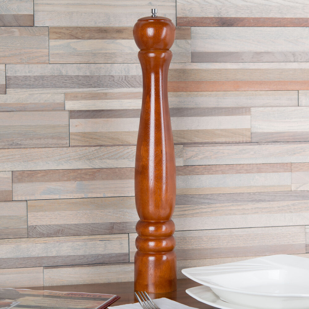 18" Tall Dark Finish Pepper Mill