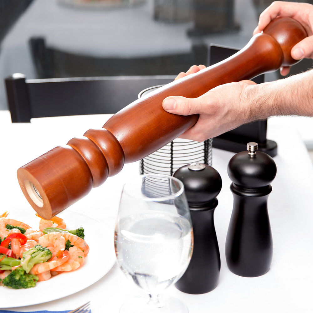 18" Tall Wooden Pepper Mill