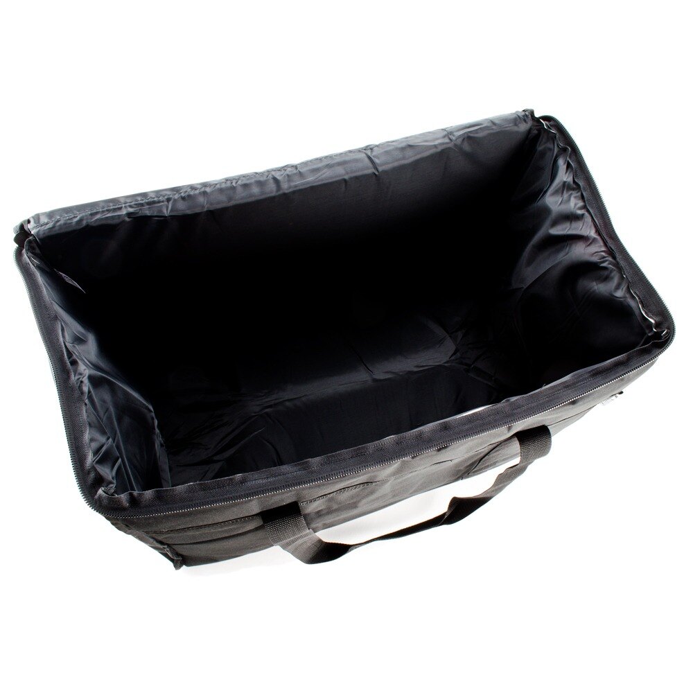 Choice 23" x 14" x 12" Black Insulated Nylon Food Delivery Bag / Pan