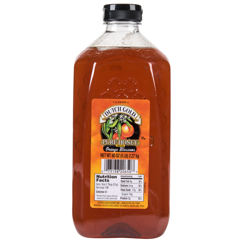 Dutch Gold 5 lb. Orange Blossom Honey