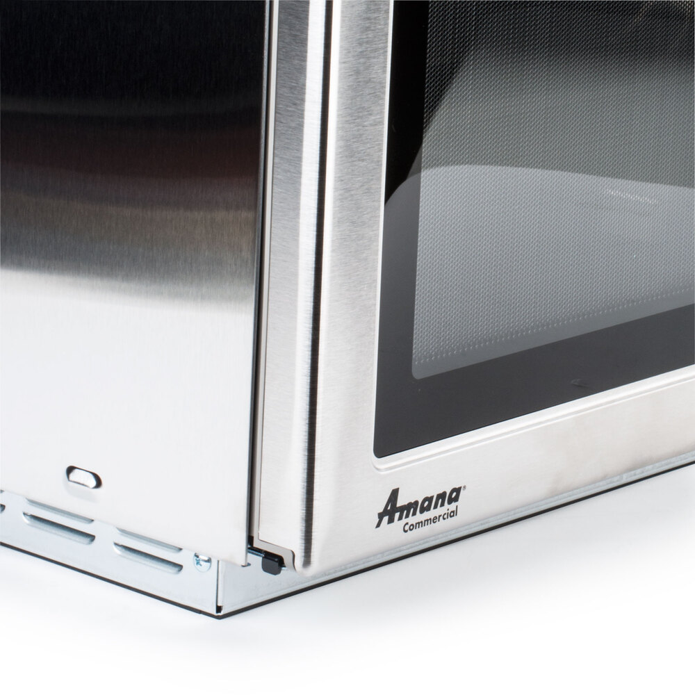 Amana RCS10TS Stackable Commercial Microwave with Push Button Controls 120V, 1000W