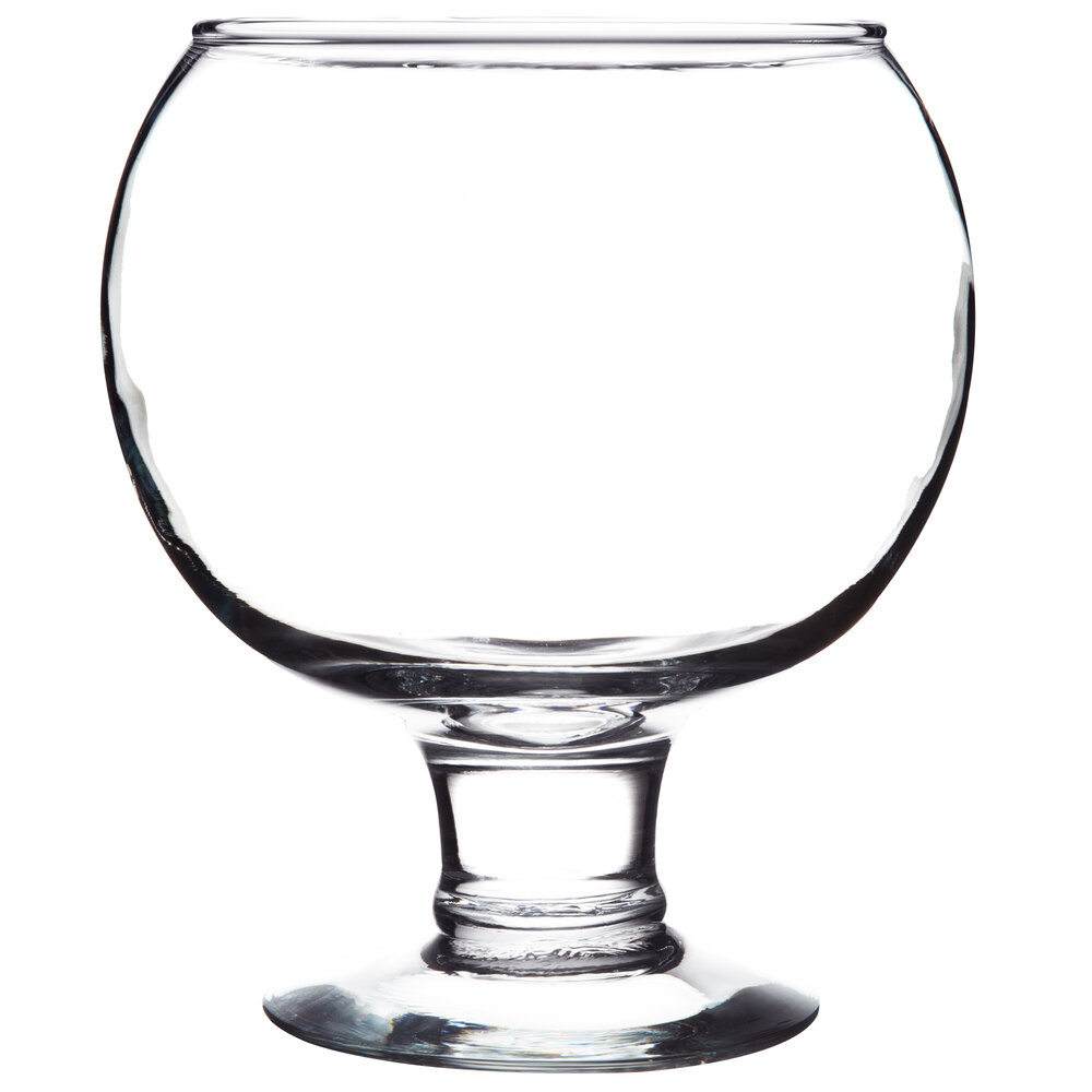 Libbey 3408 Super Stems 51 oz. Super Globe Fish Bowl Glass