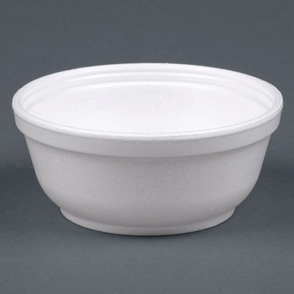 Dart Solo 8B20 8 oz. Insulated White Customizable Foam Bowl 1000/Case