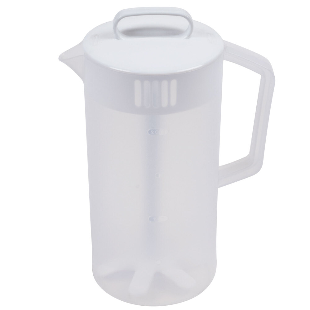 Rubbermaid 306401 2 Quart Plastic Mixing Pitcher (FG306401ALMD)