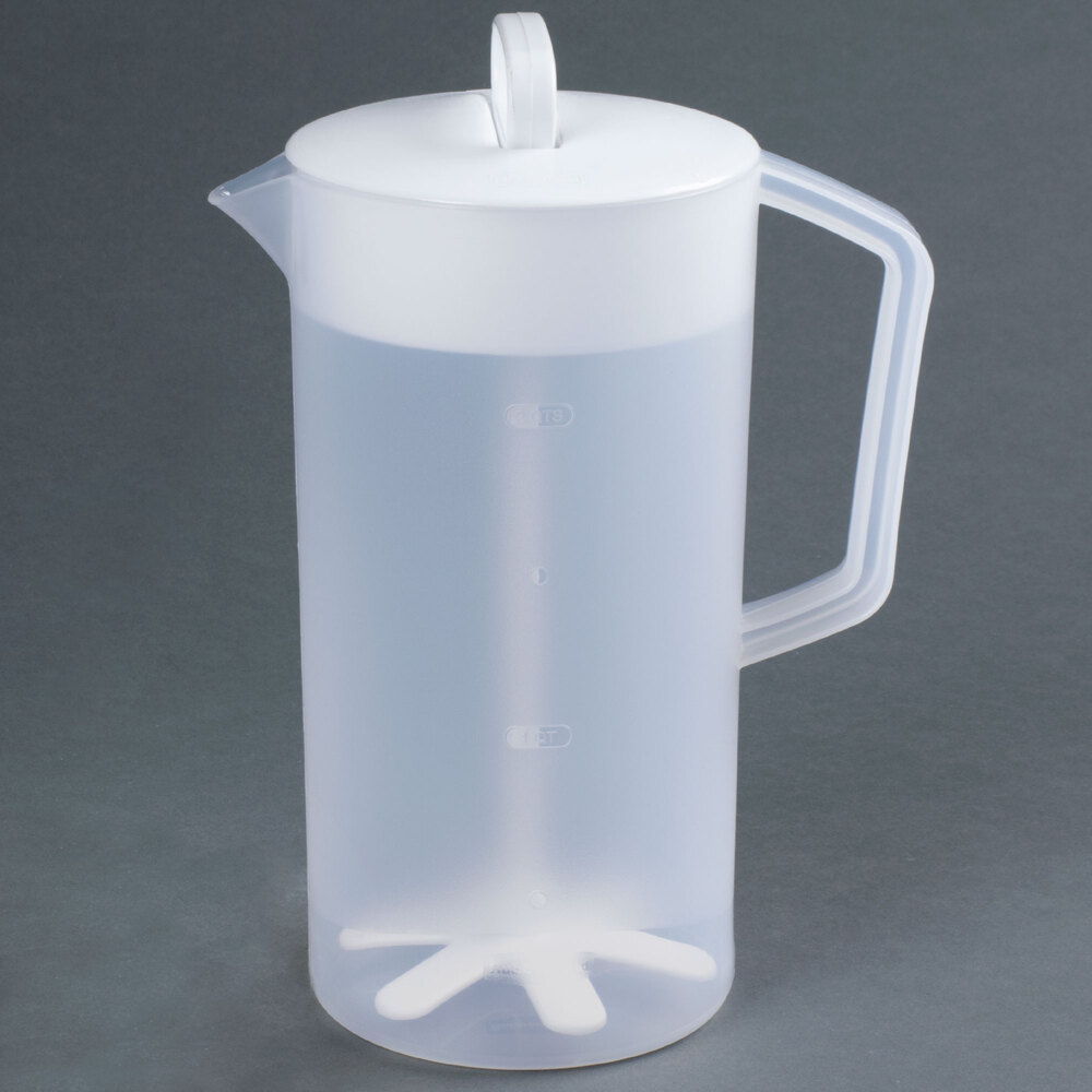 Rubbermaid 306401 2 Quart Plastic Mixing Pitcher (FG306401ALMD)