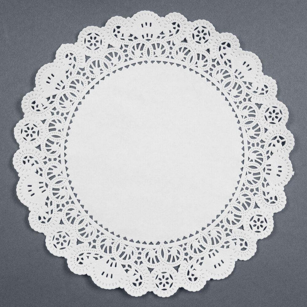 10" Paper Lace Doilies Round 500/Pack