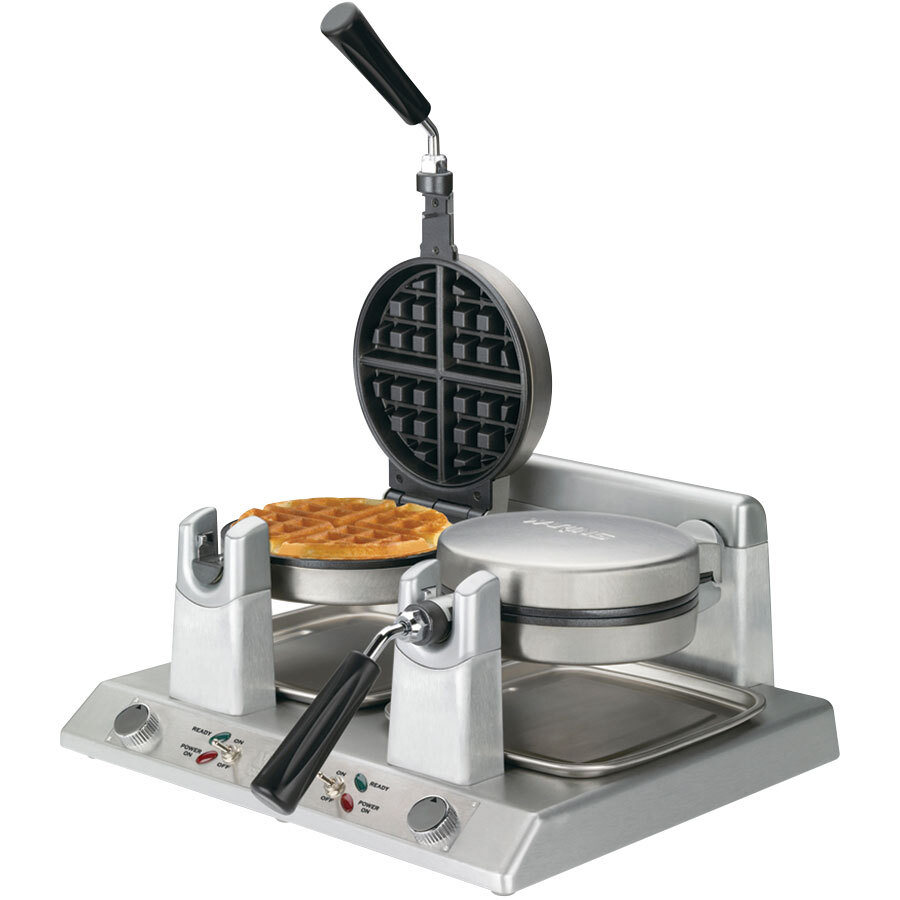 Waring WW250 Commercial Double Belgian Waffle Iron / Maker 120V